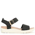 WOMENS TIME OFF SKY WEDGE SANDAL - BLACK