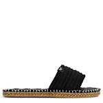 WOMENS SHORESOFT FLAT SLIDE SANDAL - BLACK