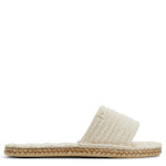 WOMENS SHORESOFT FLAT SANDAL - LATTE
