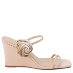 WOMENS ROSA WEDGE SANDAL - NUDE