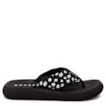 WOMENS SPOTLIGHT FLIP FLOP SANDAL - BLACK