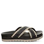 WOMENS CARINA SLIDE SANDAL - BLACK