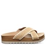 WOMENS CARINA SLIDE SANDAL - NATURAL