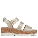 WOMENS OONCE TWICE WEDGE SANDAL - GOLD