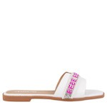WOMENS AMARA SLIDE SANDAL - WHITE