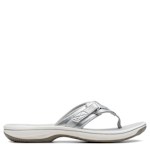 WOMENS BREEZE SEA FLIP FLOP SANDAL - SILVER