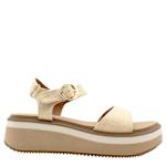 WOMENS PORCINI PLATFORM SANDAL - NATURAL