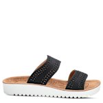 WOMENS BAYSHORE SLIDE SANDAL - BLACK