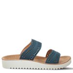 WOMENS BAYSHORE SLIDE SANDAL - NAVY