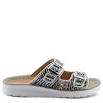 WOMENS CYTHERIA SLIDE SANDAL - WHITE