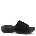 WOMENS DEONDRE SLIDE SANDAL - BLACK