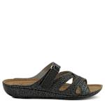 WOMENS KARL SLIDE SANDAL - GREY