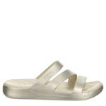 WOMENS GETAWAY METALLIC STRAPPY SANDAL - CHAMPAGNE