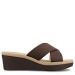 WOMENS BIARA WEDGE SANDAL - BROWN