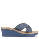 WOMENS BIARA WEDGE SANDAL - DENIM