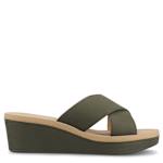 WOMENS BIARA WEDGE SANDAL - OLIVE
