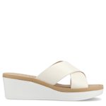WOMENS BIARA WEDGE SANDAL - WHITE