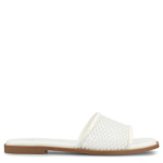 WOMENS BRECKLY SLIDE SANDAL - WHITE