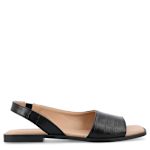 WOMENS BRINSLEY FLAT SANDAL - BLACK