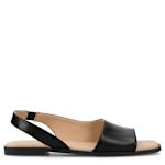 WOMENS BRINSLEY FLAT SANDAL - BLACK