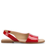 WOMENS BRINSLEY FLAT SANDAL - RED