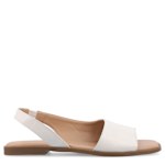 WOMENS BRINSLEY FLAT SANDAL - WHITE