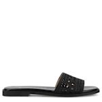 WOMENS BRODIE SLIDE SANDAL - BLACK