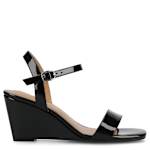 WOMENS CLAYR WEDGE SANDAL - BLACK