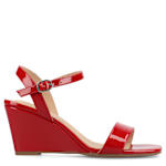 WOMENS CLAYR WEDGE SANDAL - RED