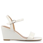 WOMENS CLAYR WEDGE SANDAL - WHITE