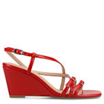 WOMENS CLINNNE WEDGE SANDAL - RED