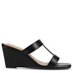 WOMENS CLODIE WEDGE SANDAL - BLACK