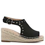 WOMENS CRISIE WEDGE SANDAL - BLACK