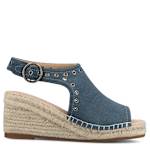 WOMENS CRISIE WEDGE SANDAL - NAVY