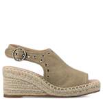 WOMENS CRISIE WEDGE SANDAL - TAUPE
