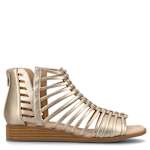 WOMENS DELILAH WEDGE SANDAL - CHAMPAGNE