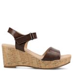WOMENS RANAE WEDGE SANDAL - BROWN