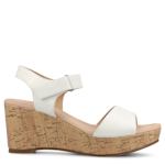 WOMENS RANAE WEDGE SANDAL - WHITE