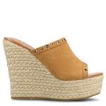 WOMENS YARI WEDGE SANDAL - COGNAC