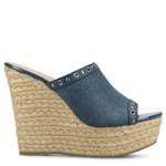 WOMENS YARI WEDGE SANDAL - NAVY