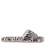 WOMENS BALI SLIDE SANDAL - ZEBRA