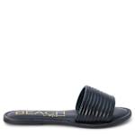 WOMENS TROLLER FLAT SANDAL - BLACK