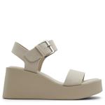 WOMENS MERISA WEDGE SANDAL - PALE GREY