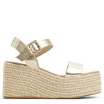 WOMENS MEMPHIS WEDGE SANDAL - GOLD