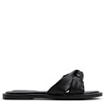 WOMENS APRICOT SLIDE SANDAL - BLACK