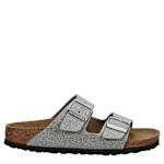 WOMENS ARIZONA FOOTBED SANDAL - SILVER