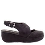 WOMENS AURORA WEDGE SANDAL - BLACK