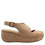 WOMENS AURORA WEDGE SANDAL - SAND