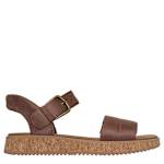 WOMENS SUN VIBE CORKY SANDAL - CHOCOLATE