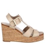 WOMENS ALMA WEDGE SANDAL - BEIGE